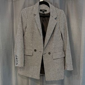 Womens small houndstooth blazer